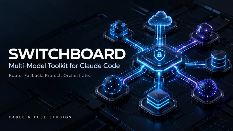 Switchboard: Multi-Model Toolkit for Claude Code. Route. Fallback. Protect. Orchestrate. By Fable & Fuse Studios.